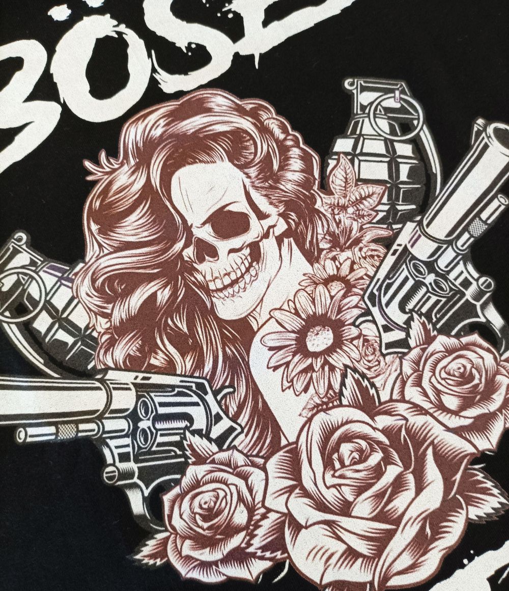 Böse alte Frau - Backprint Shirt - Totally Wasted