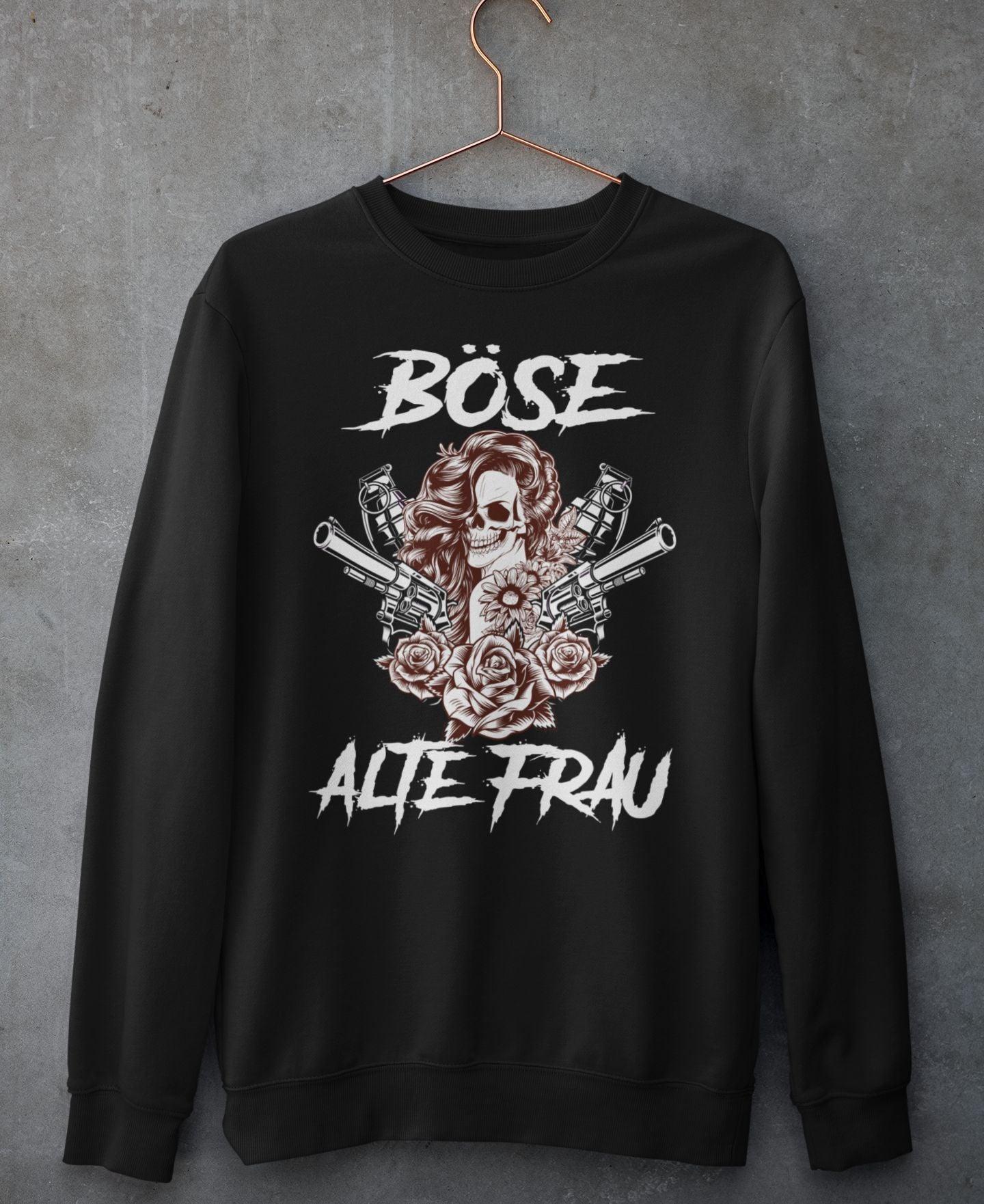 Böse alte Frau - Sweatshirt - Totally Wasted