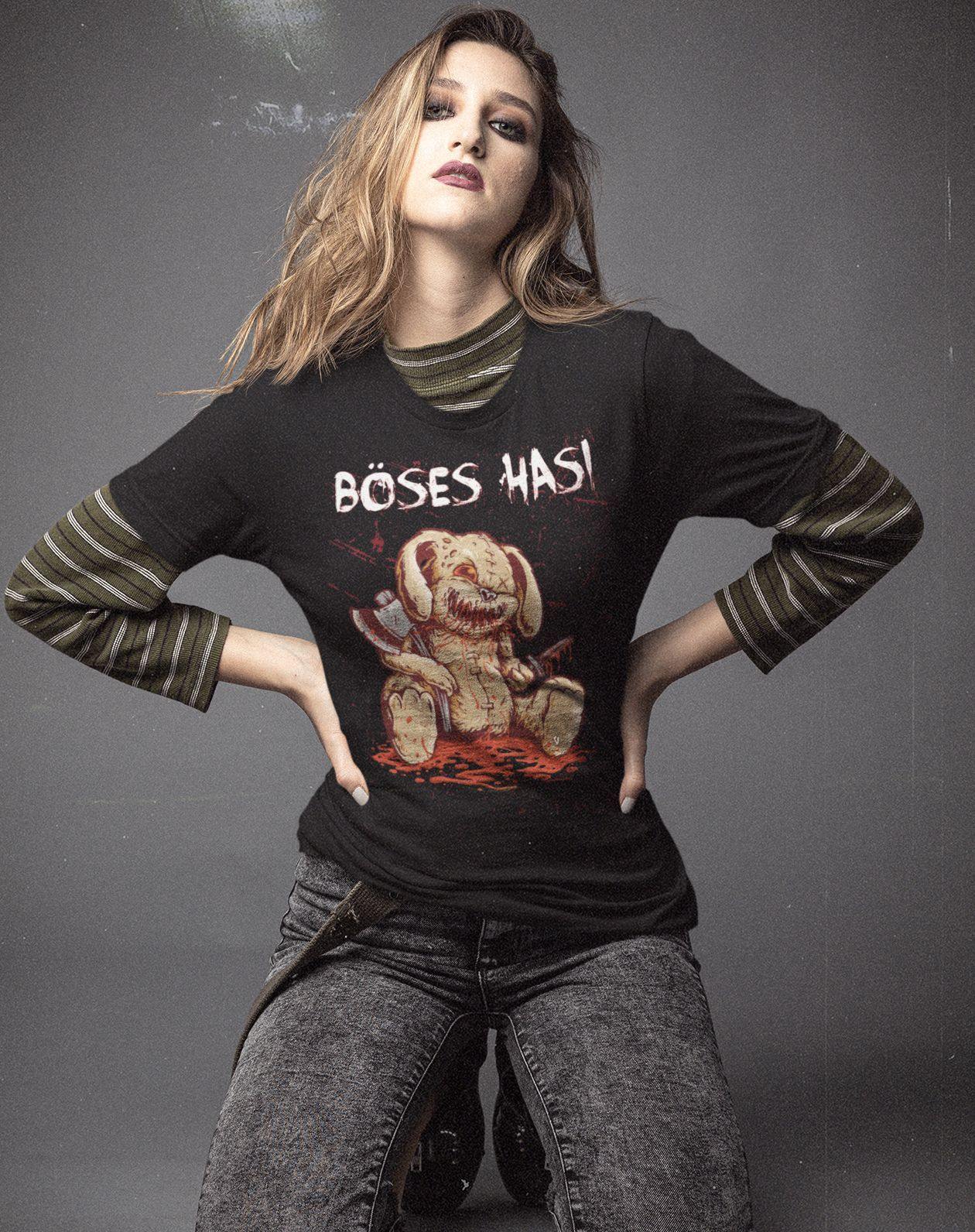 Böses Hasi - Shirt - Totally Wasted