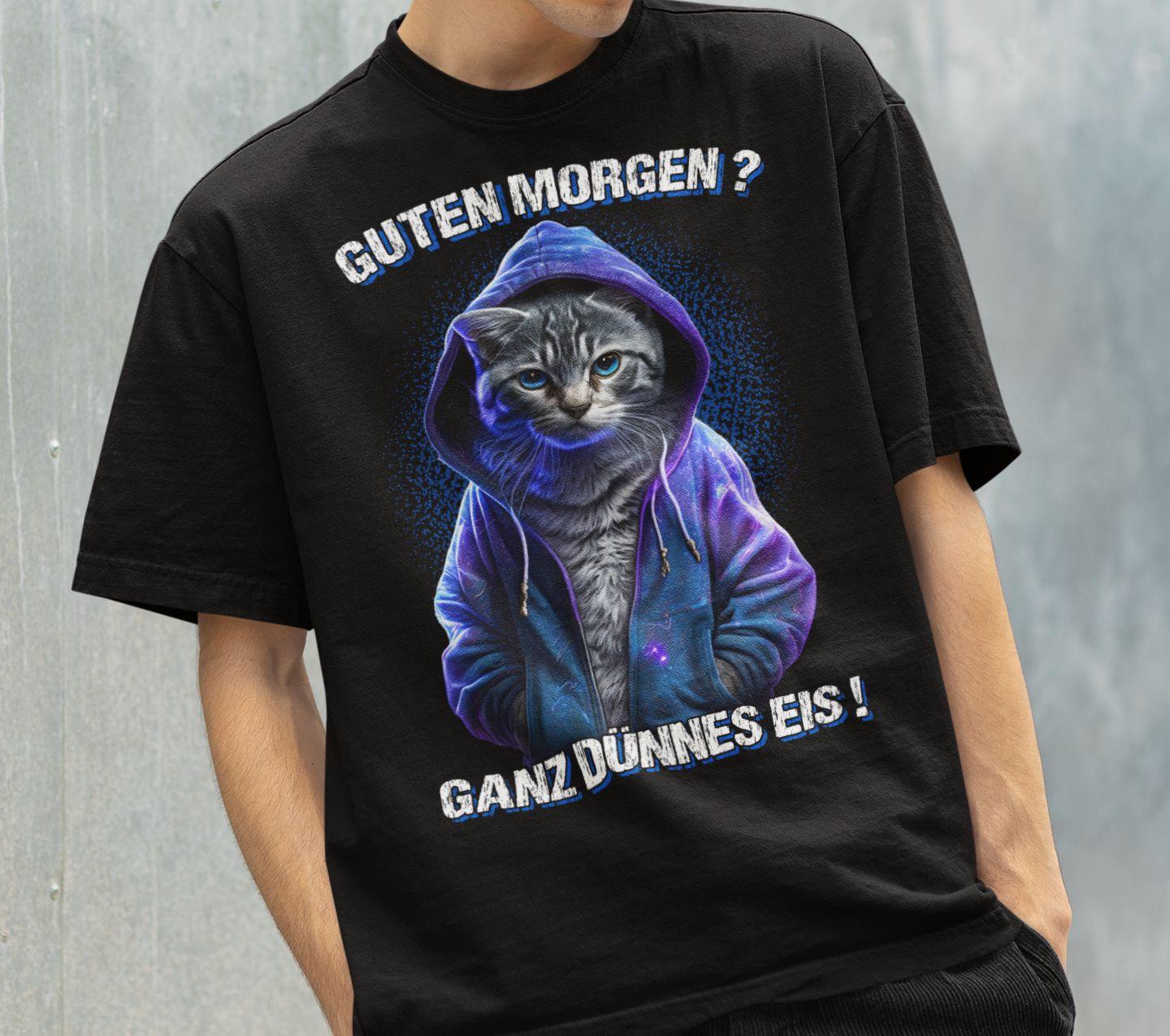 Guten Morgen? Ganz dünnes Eis! - Shirt - Totally Wasted