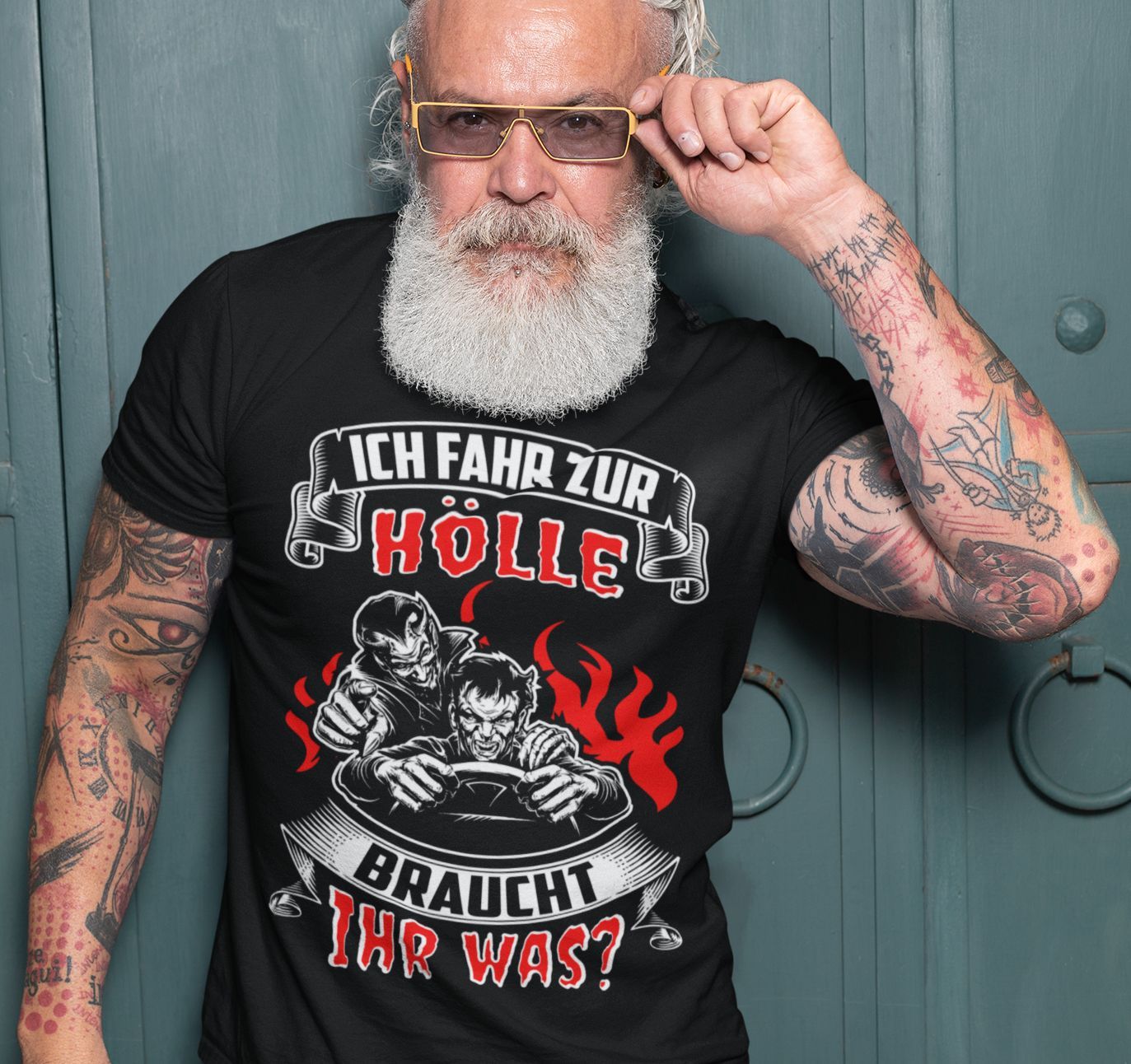 Ich fahr zur Hölle, braucht Ihr was? Shirt - Totally Wasted