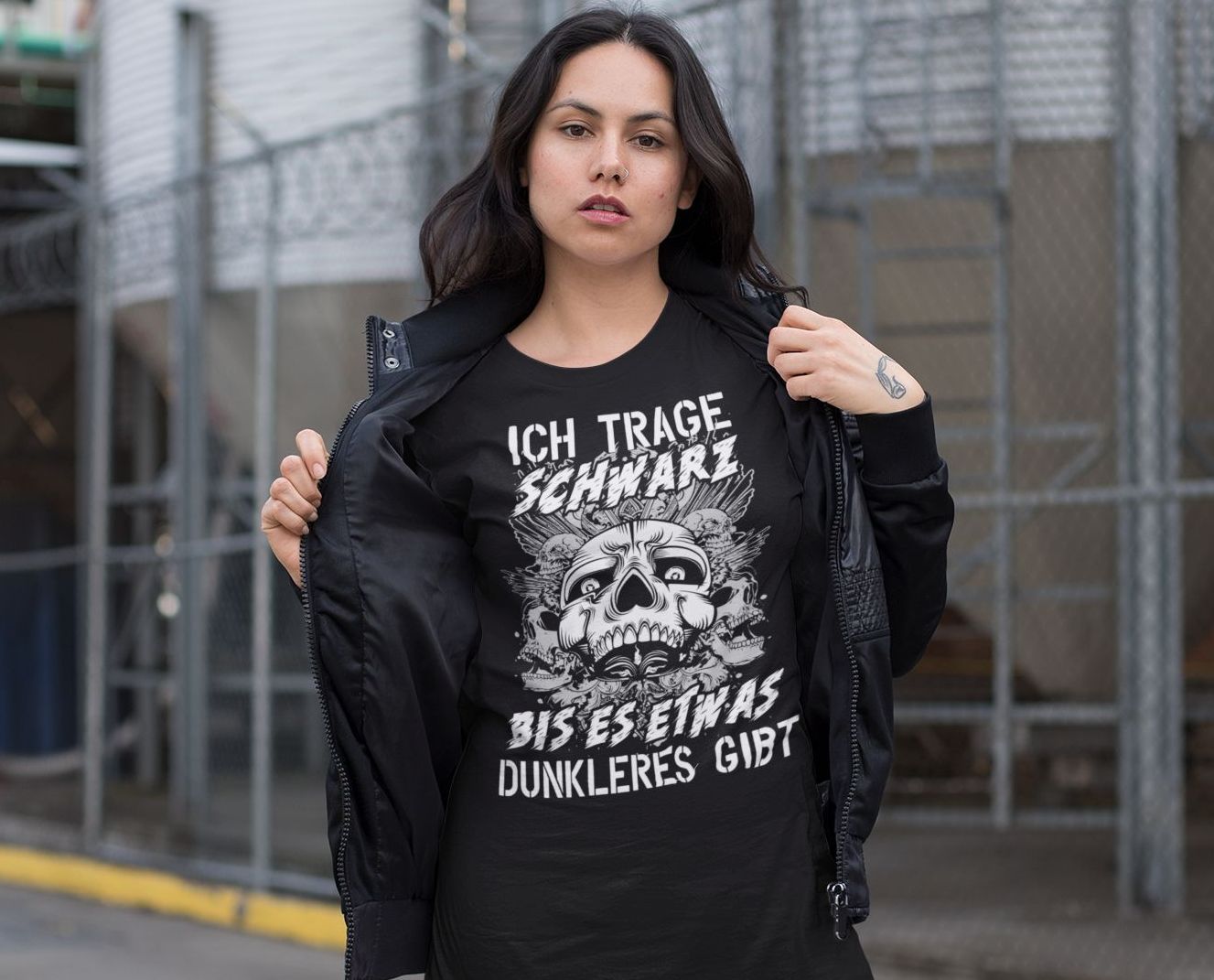 Ich trage schwarz bis es etwas Dunkleres gibt - Shirt - Totally Wasted
