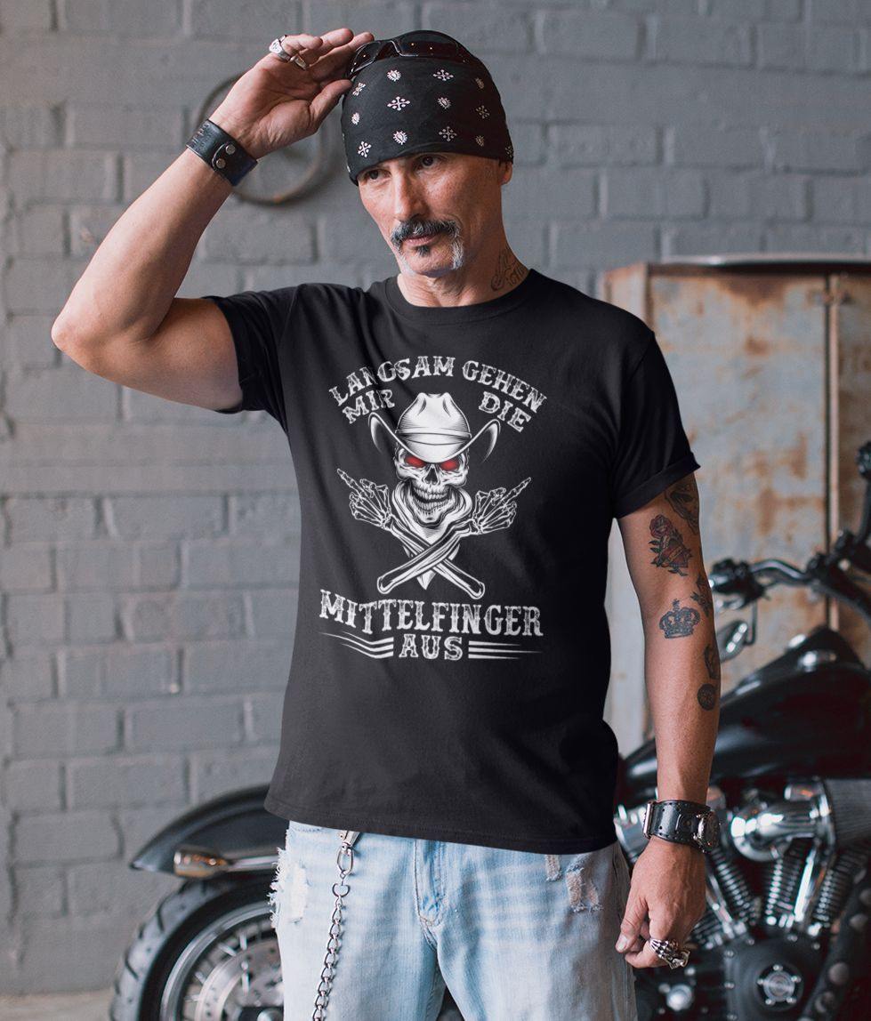 Langsam gehen mir die Mittelfinger aus - Shirt - Totally Wasted