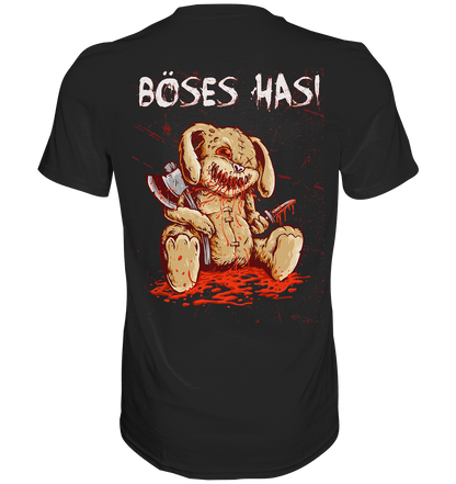 Böses Hasi - Backprint Shirt - Totally Wasted