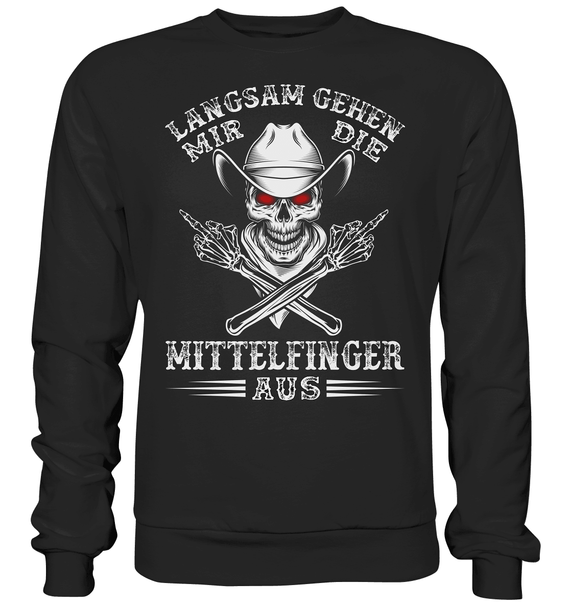 Langsam gehen mir die Mittelfinger aus - Sweatshirt - Totally Wasted