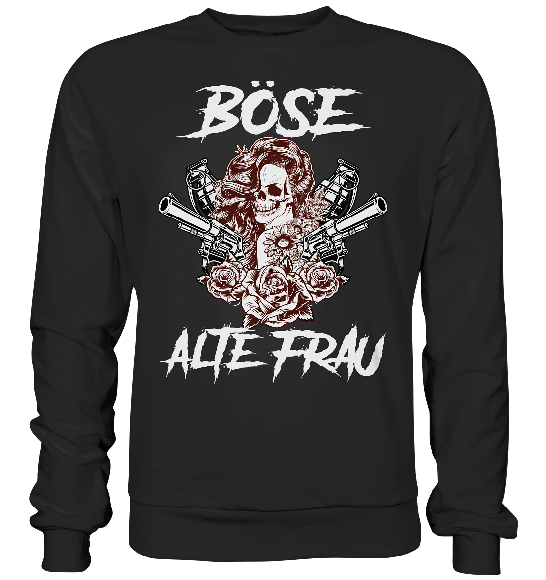 Böse alte Frau - Sweatshirt - Totally Wasted