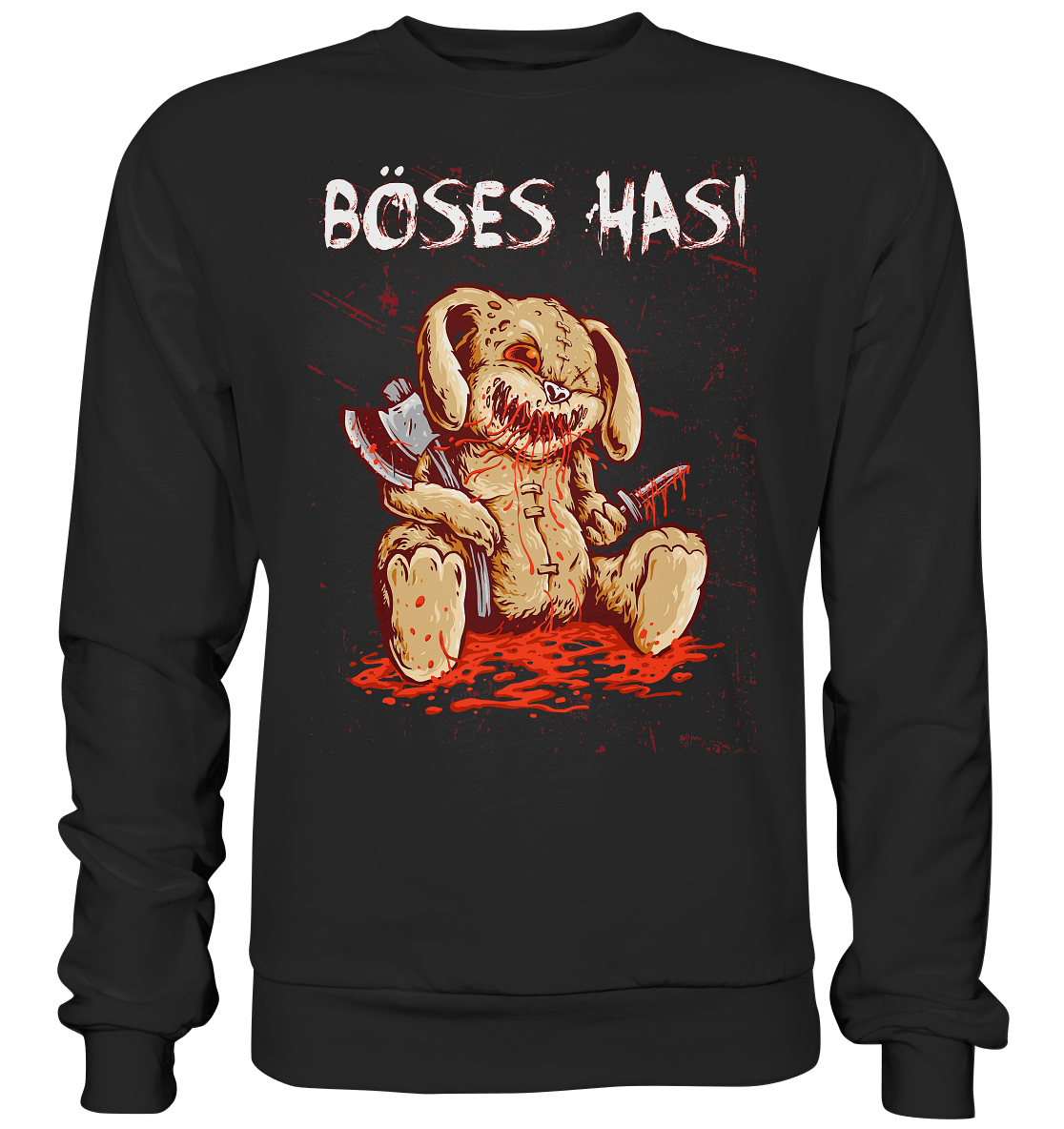 Böses Hasi - Sweatshirt - Totally Wasted