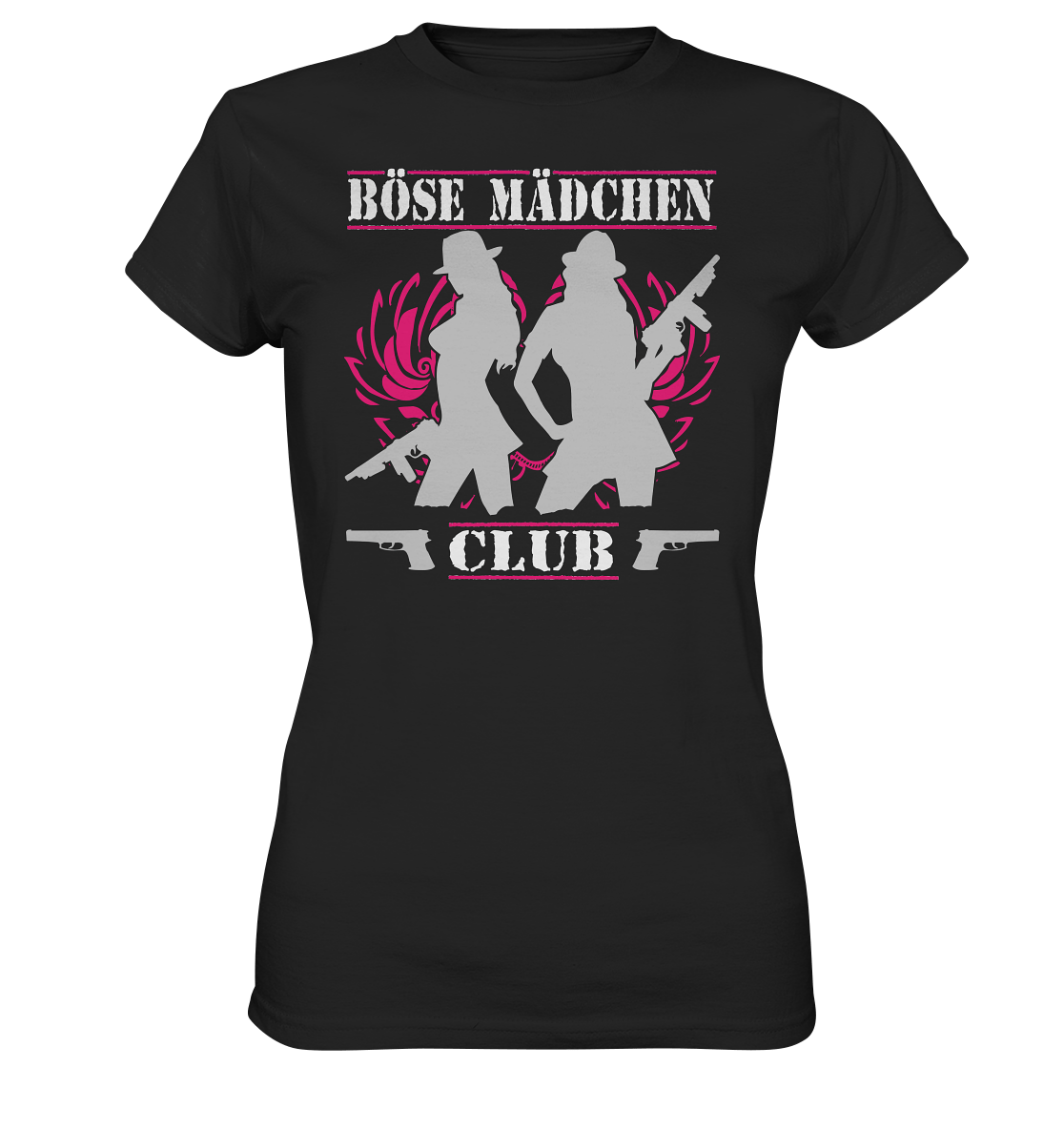 Böse Mädchen Club - Ladies Shirt - Totally Wasted