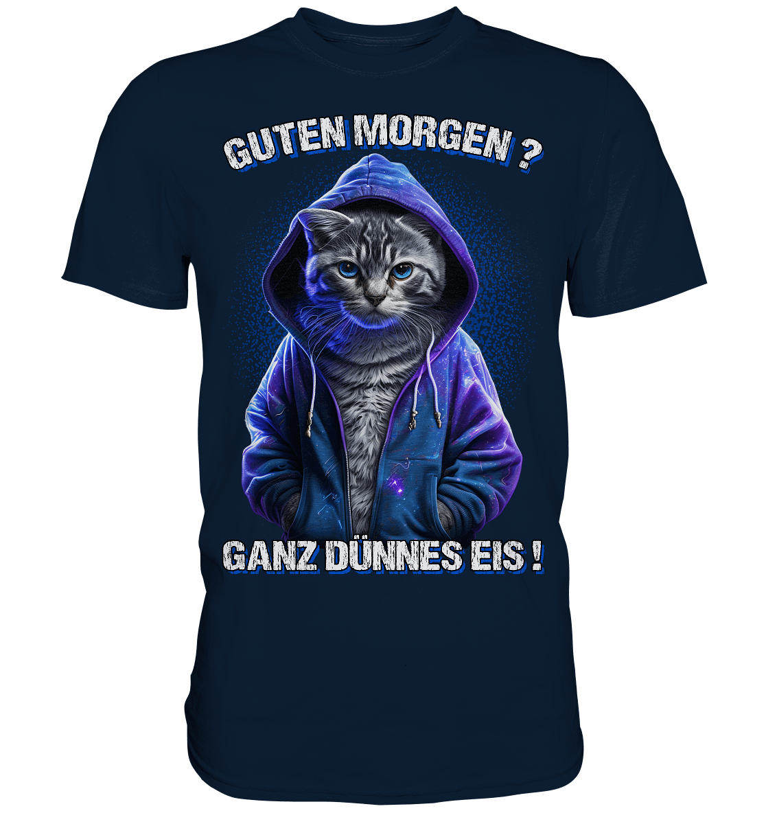 Guten Morgen? Ganz dünnes Eis! - Shirt - Totally Wasted