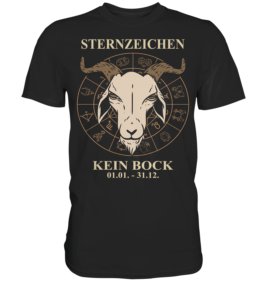 Sternzeichen: Kein Bock - Shirt - Totally Wasted