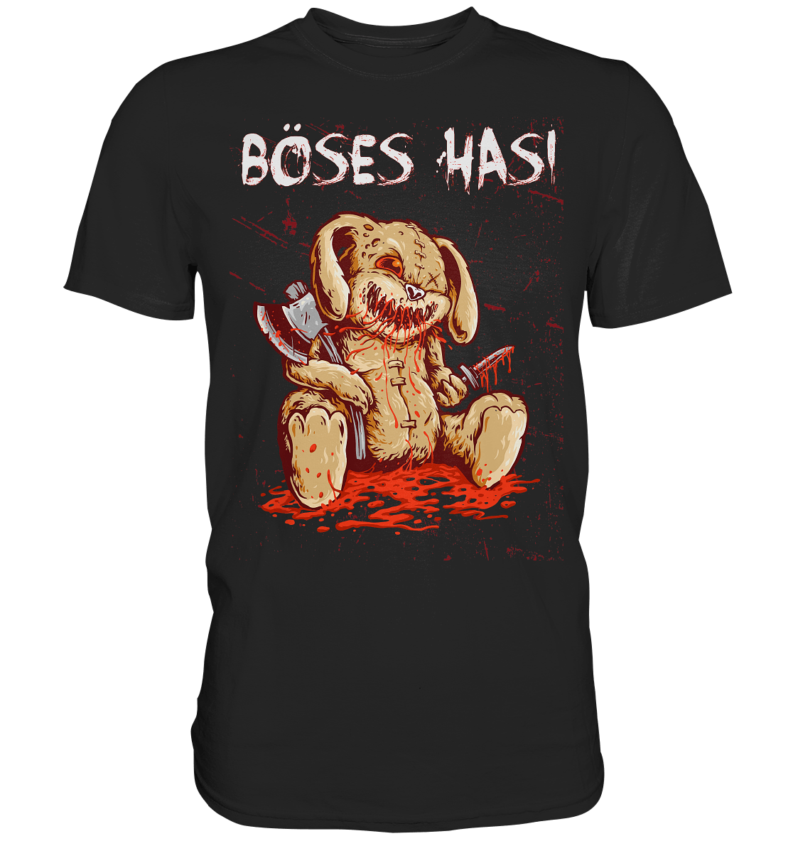 Böses Hasi - Shirt - Totally Wasted