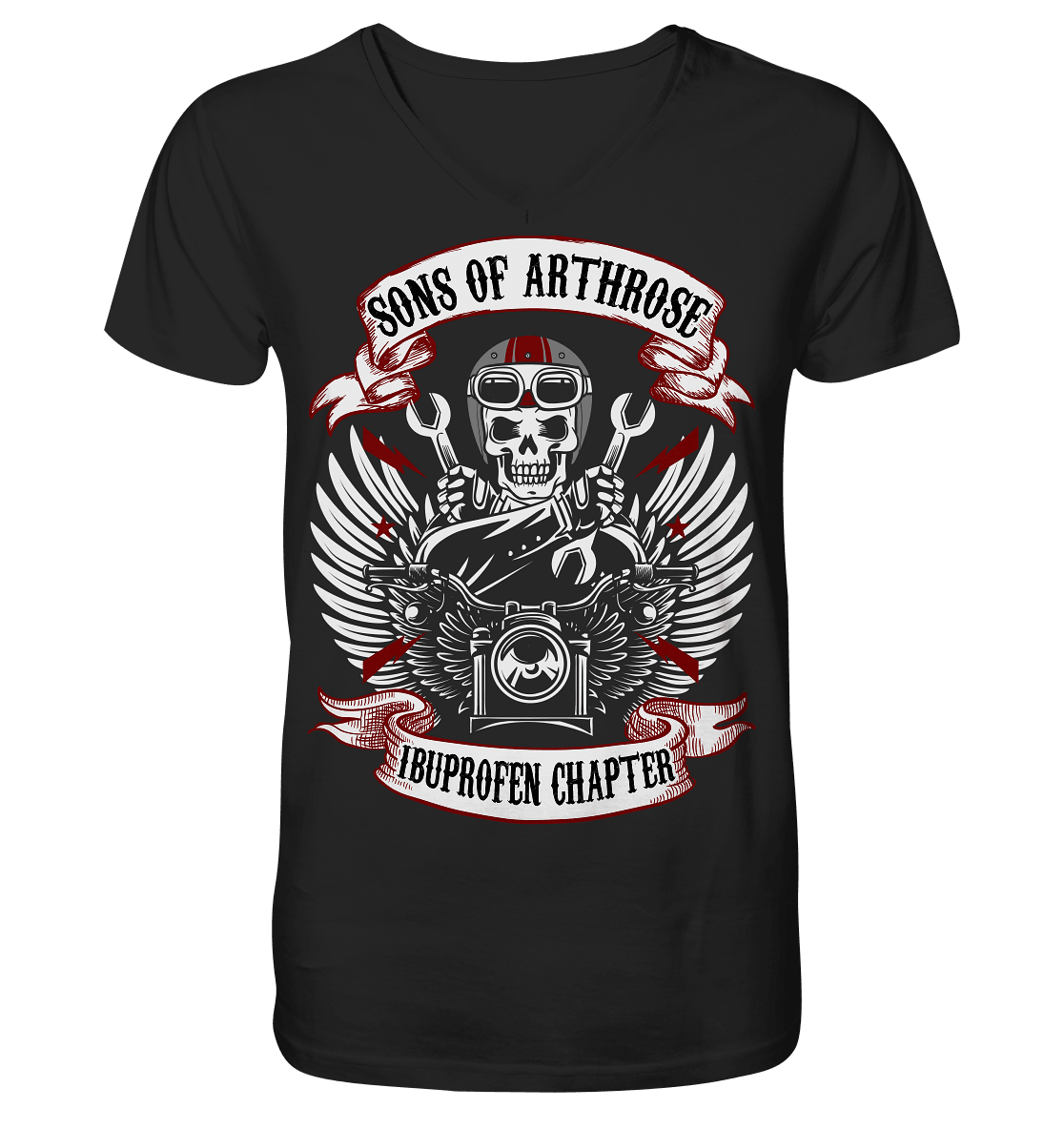 Sons of Arthrose - Men's V-Neck Shirt - Totally Wasted